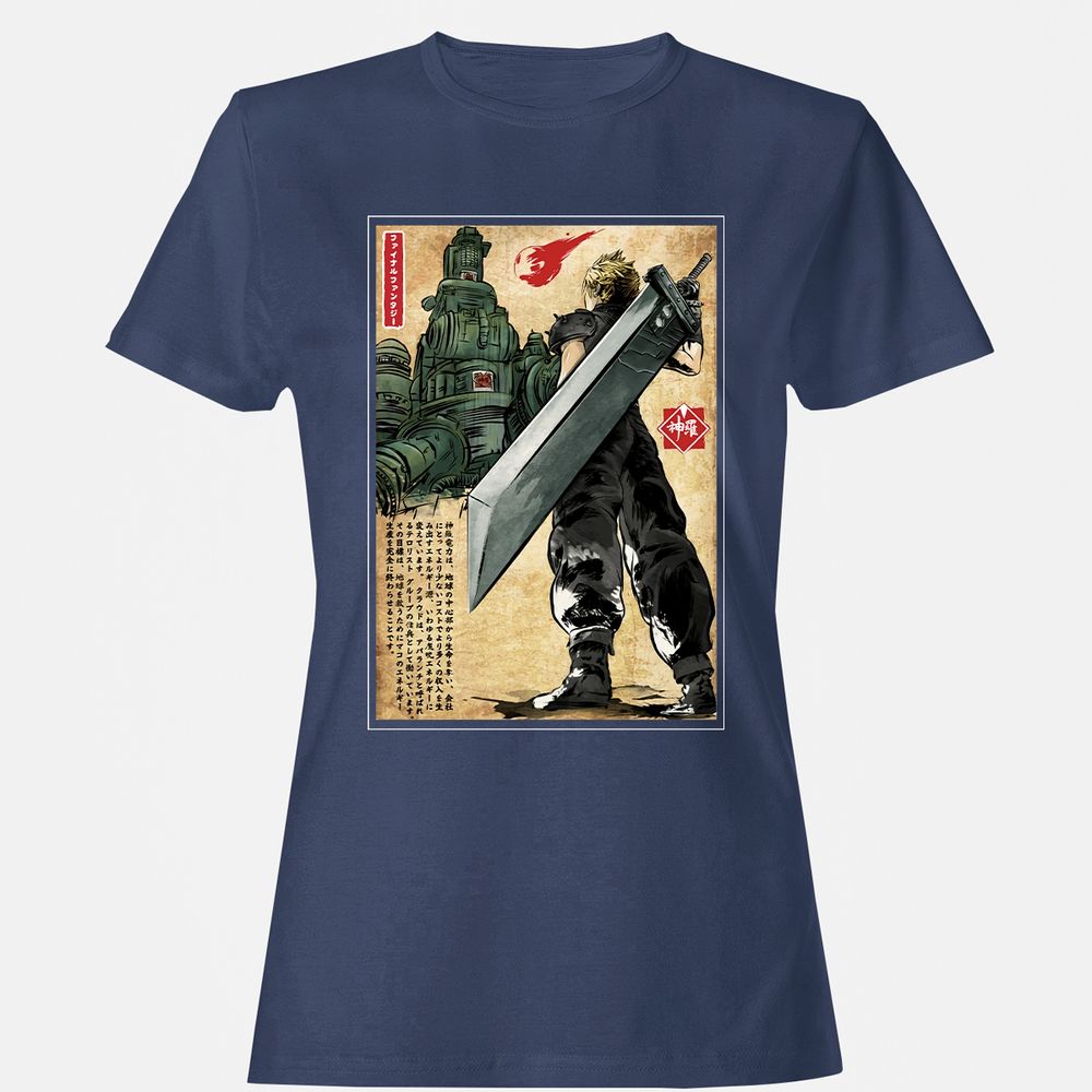 Women's T-Shirt - G7PZZUL3 - Navy - 10