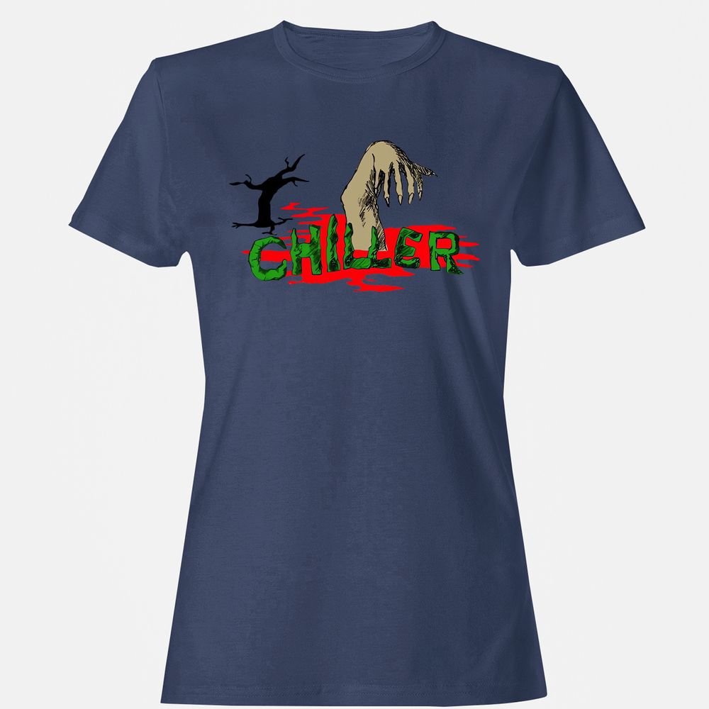 Women's T-Shirt - 7HNT4ZHN - Navy - 10