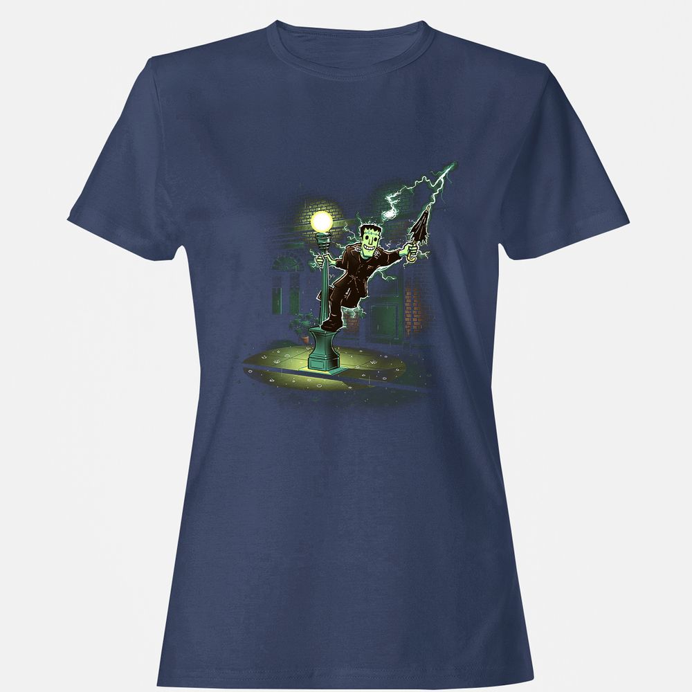 Women's T-Shirt - 29N4DFEF - Navy - 10