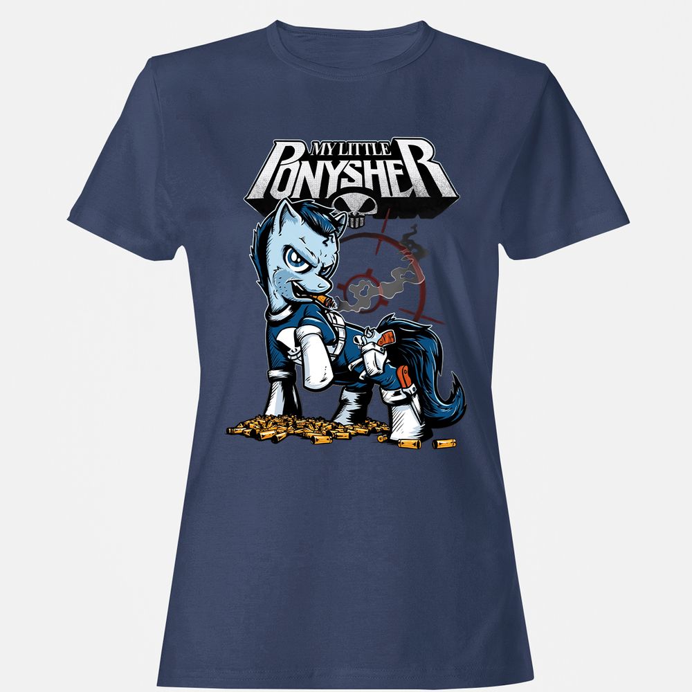 Women's T-Shirt - 22NE3KL4 - Navy - 10