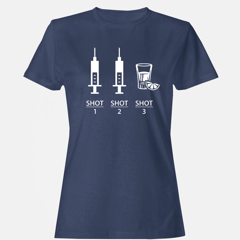 Women's T-Shirt - MXQSQJR2 - Navy - 10