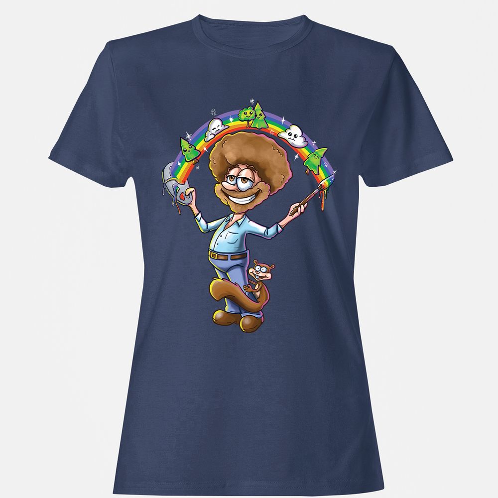 Women's T-Shirt - Z5VYS4F8 - Navy - 10