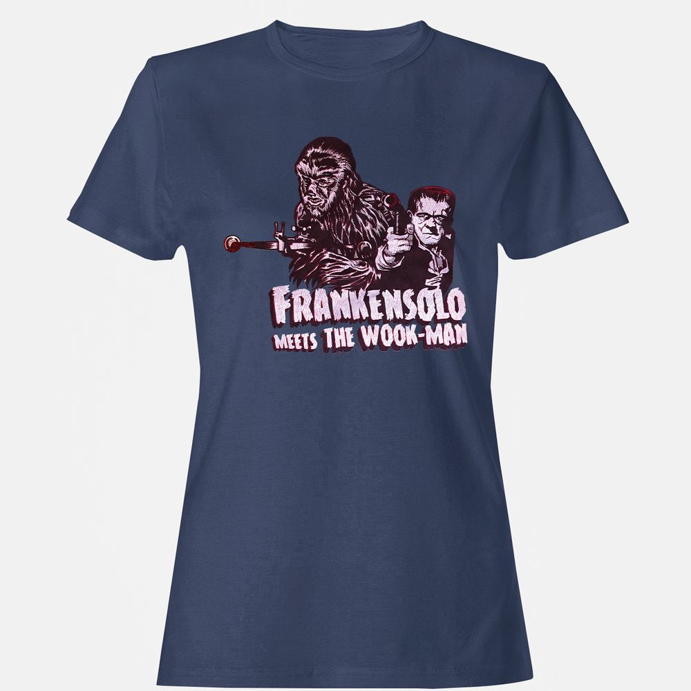 Women's T-Shirt - VDQMT217 - Navy - 10