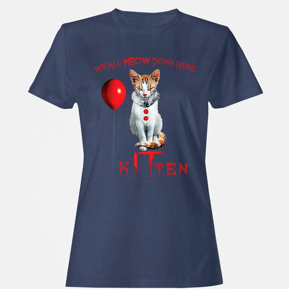 Women's T-Shirt - 8QDVHA71 - Navy - 10