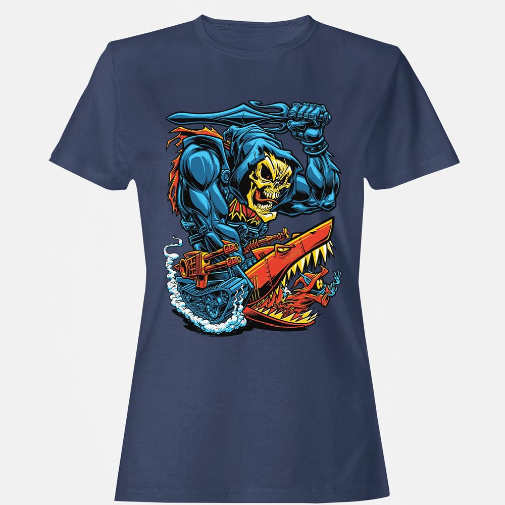 Women's T-Shirt - EN1P7WKU - Navy - 10