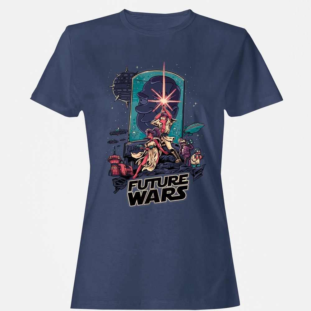 Women's T-Shirt - 38LFJCHF - Navy - 10