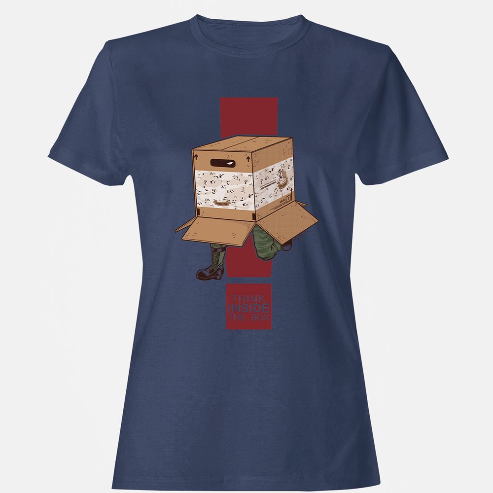 Women's T-Shirt - 8GAHCQYN - Navy - 10