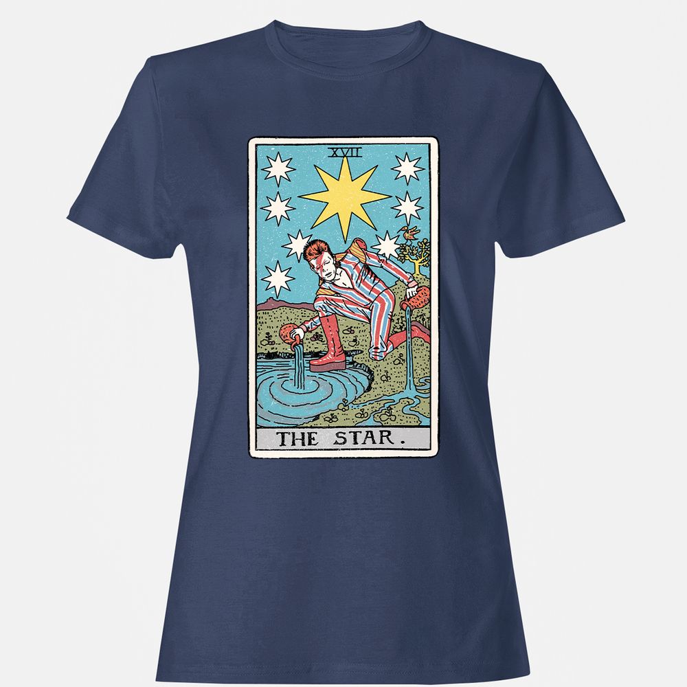 Women's T-Shirt - Q9YRQPHQ - Navy - 10