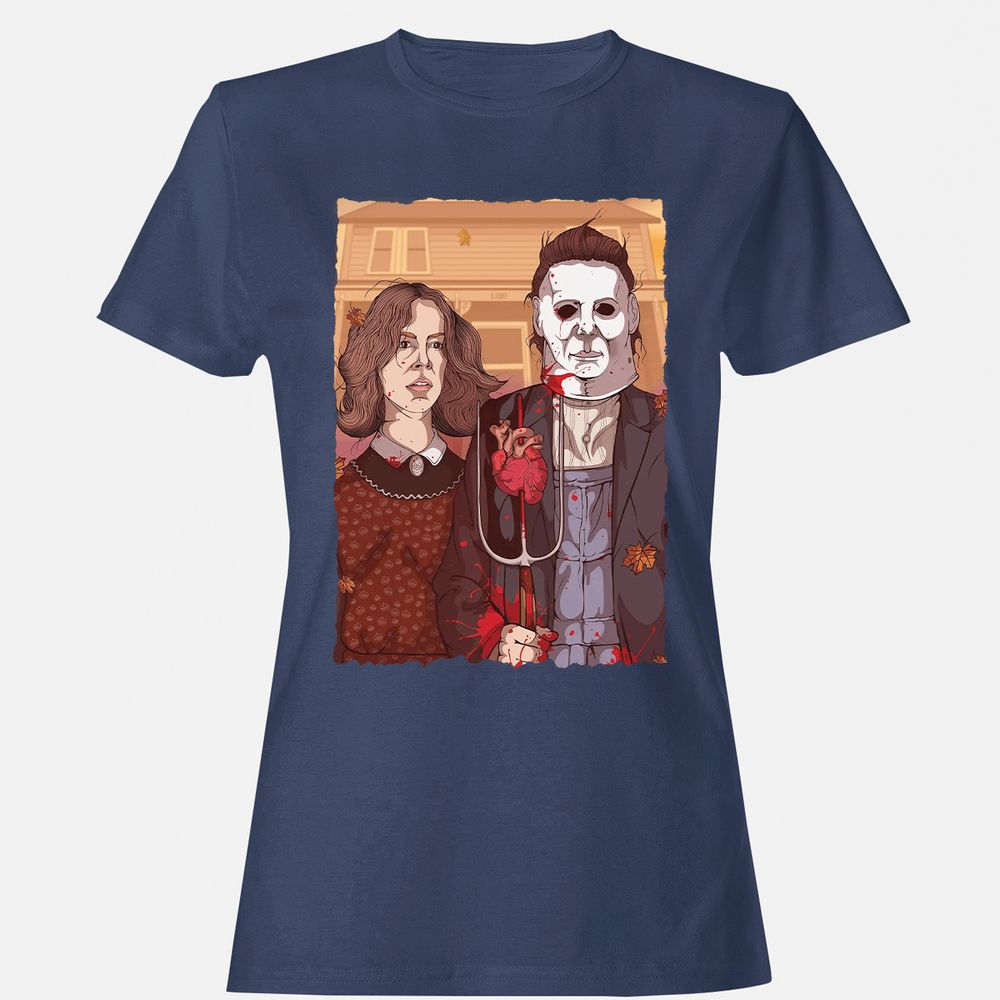 Women's T-Shirt - W82Z2YNA - Navy - 10