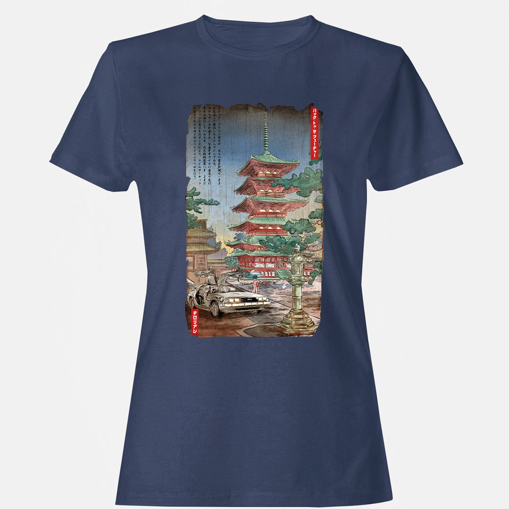 Women's T-Shirt - 4QBXT8YS - Navy - 10