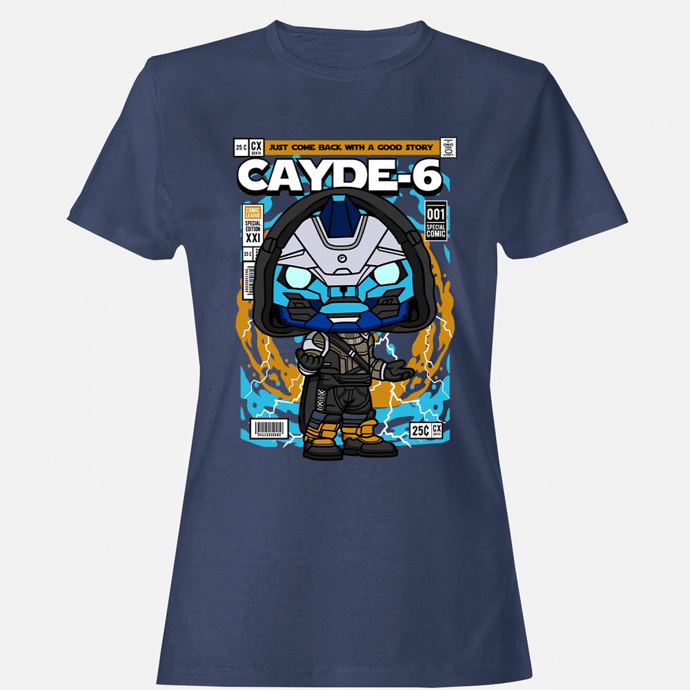 Women's T-Shirt - WZHGDCZ4 - Navy - 10