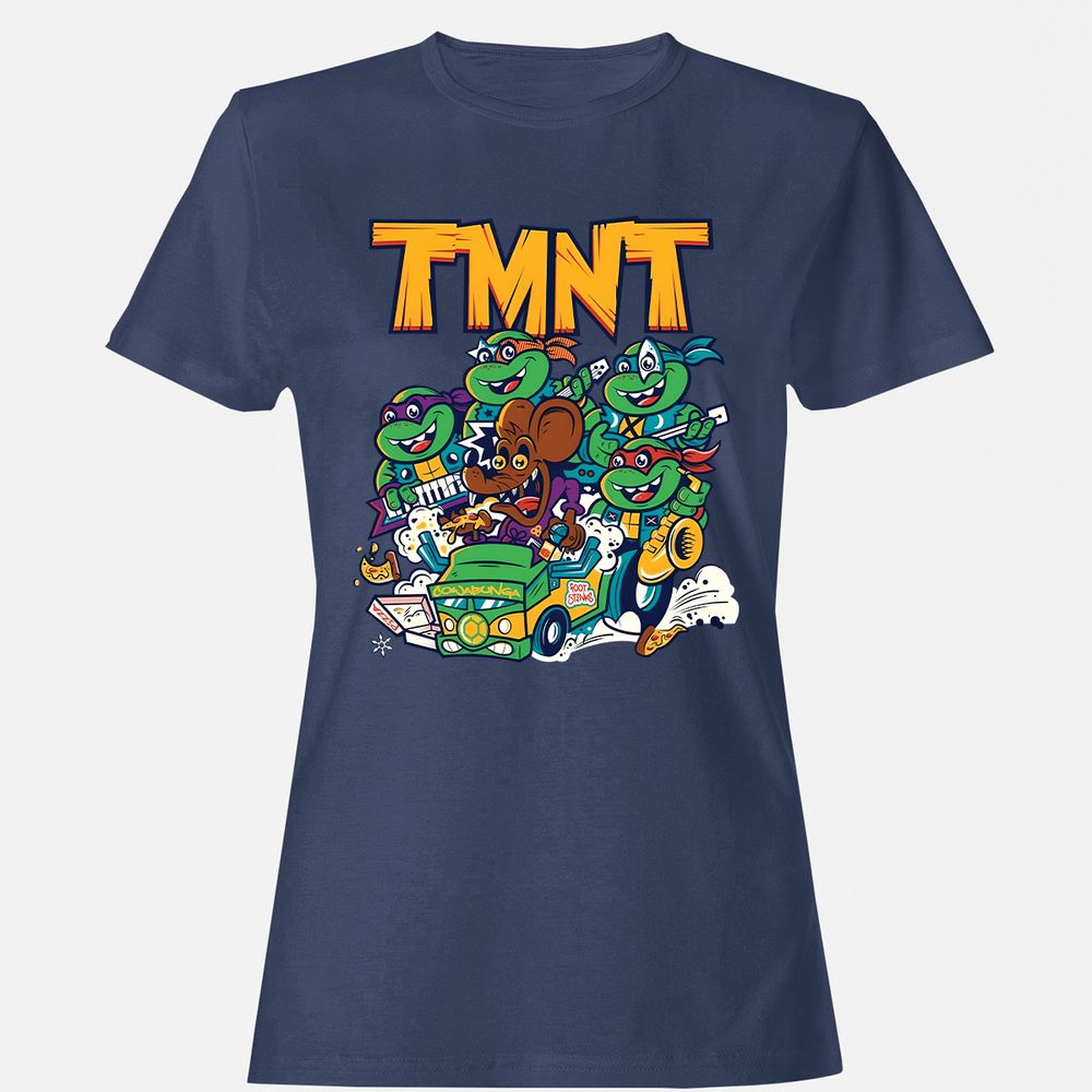 Women's T-Shirt - CDHT4JYP - Navy - 10