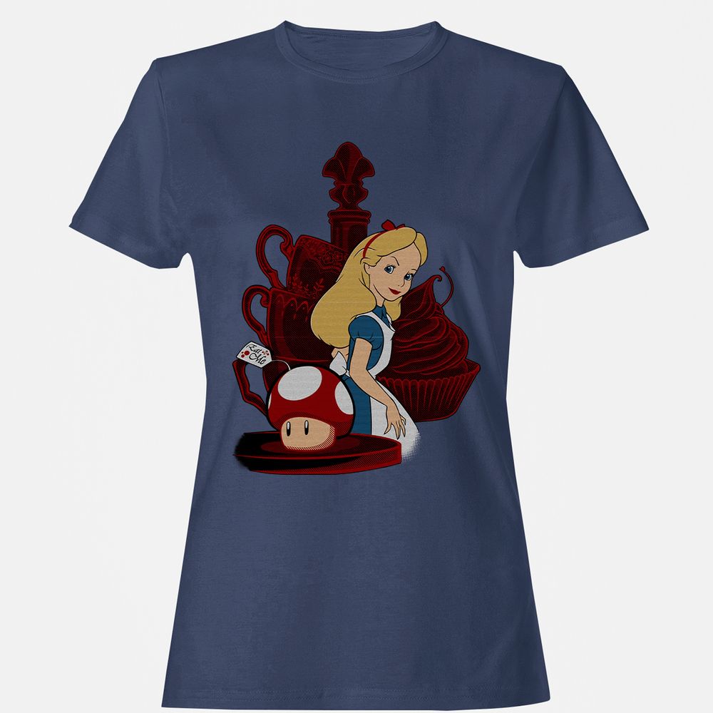 Women's T-Shirt - ZD8XWM49 - Navy - 10