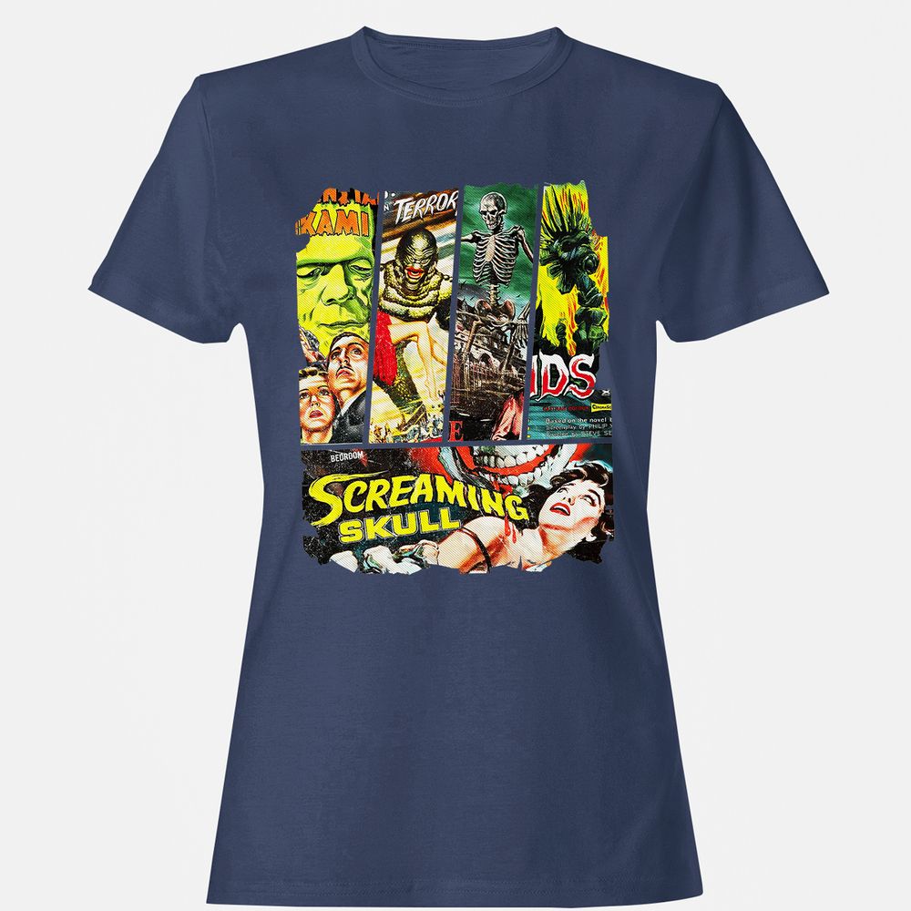 Women's T-Shirt - MUGZWCKR - Navy - 10