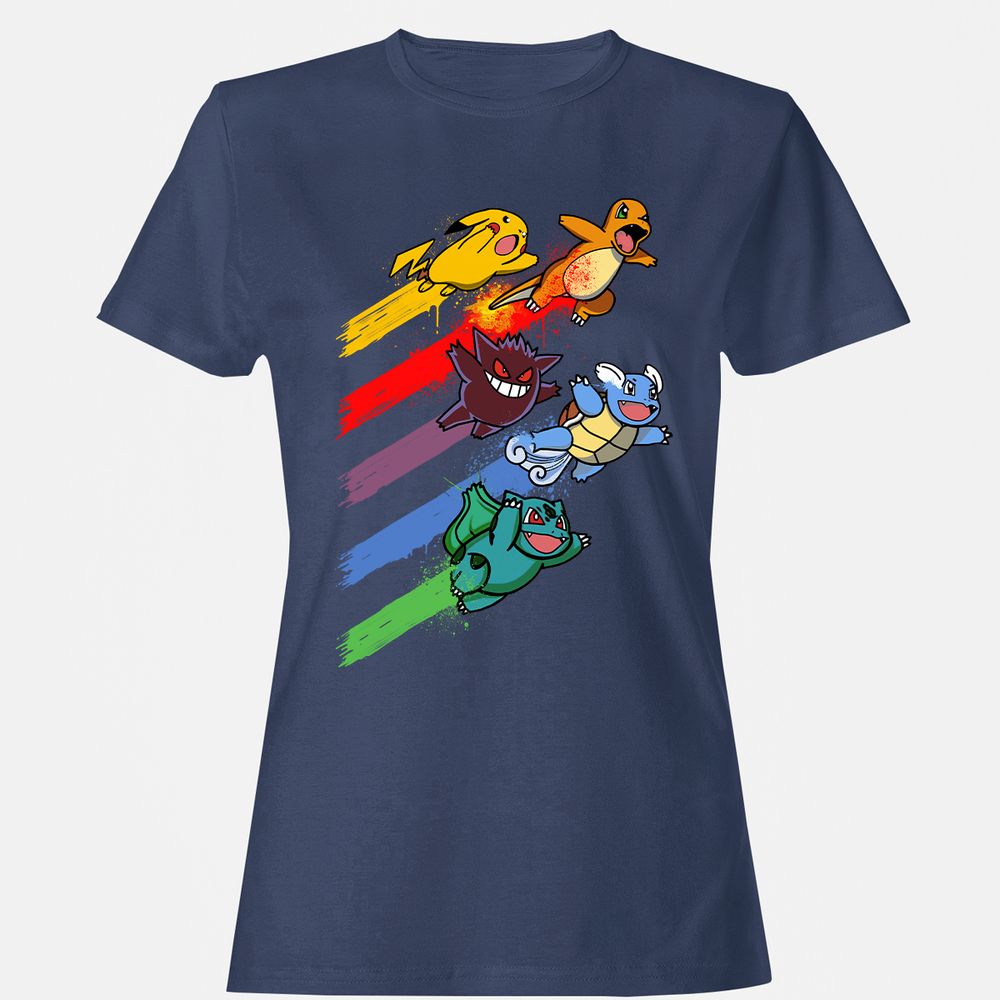 Women's T-Shirt - 3U4B4Q68 - Navy - 10