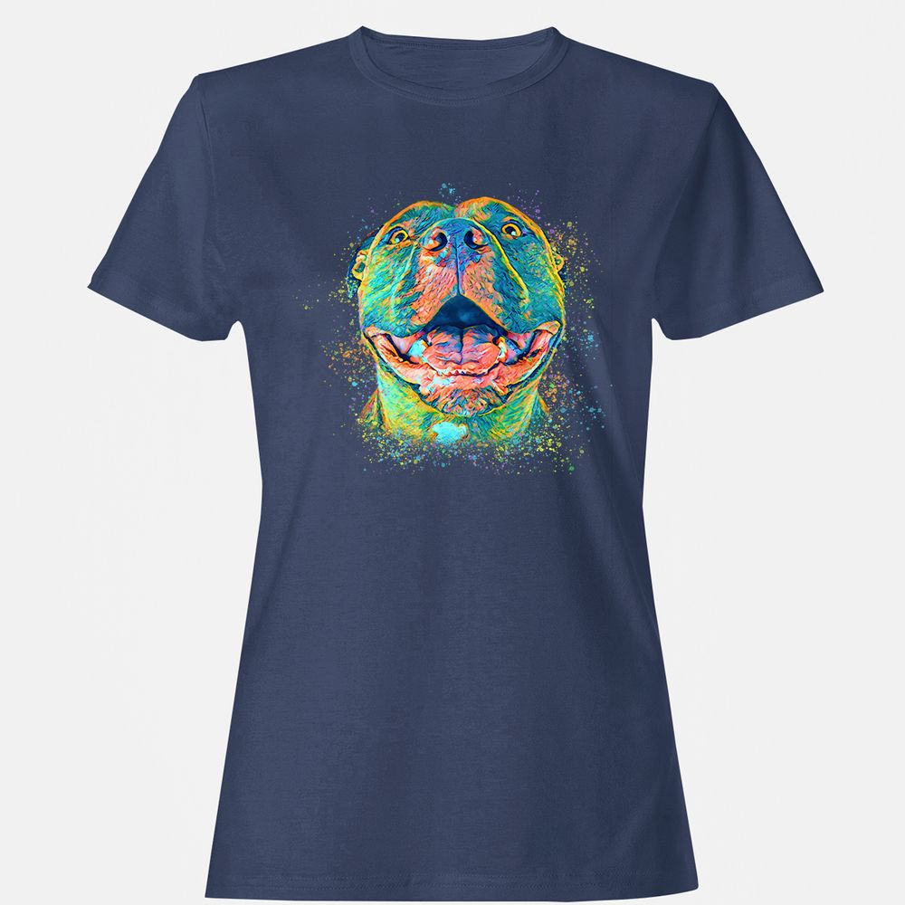 Women's T-Shirt - U8J61T6X - Navy - 10