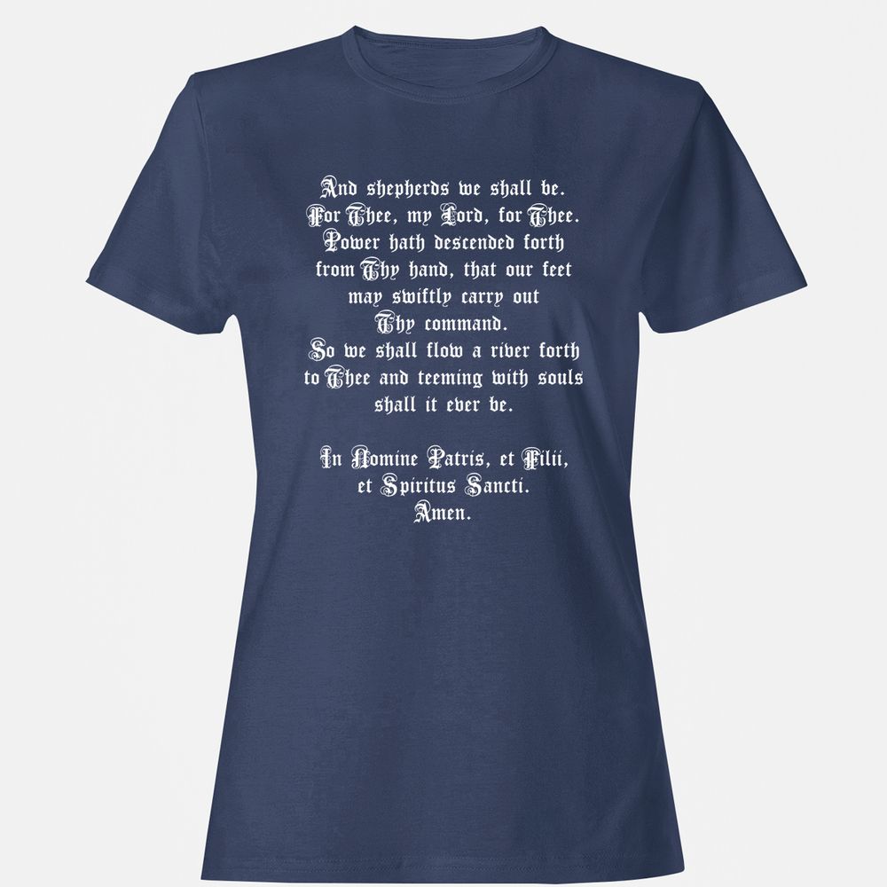 Women's T-Shirt - P5QCGV3U - Navy - 10