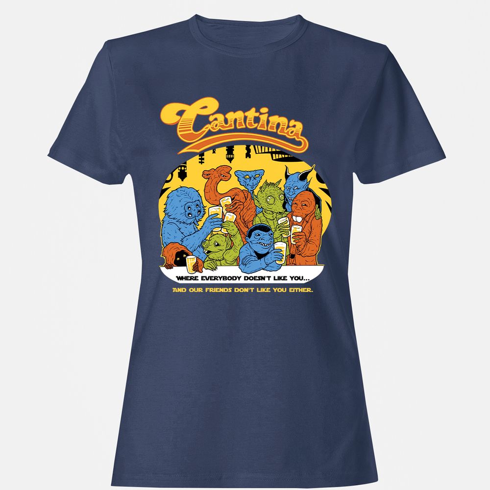 Women's T-Shirt - 4LVGE2VZ - Navy - 10