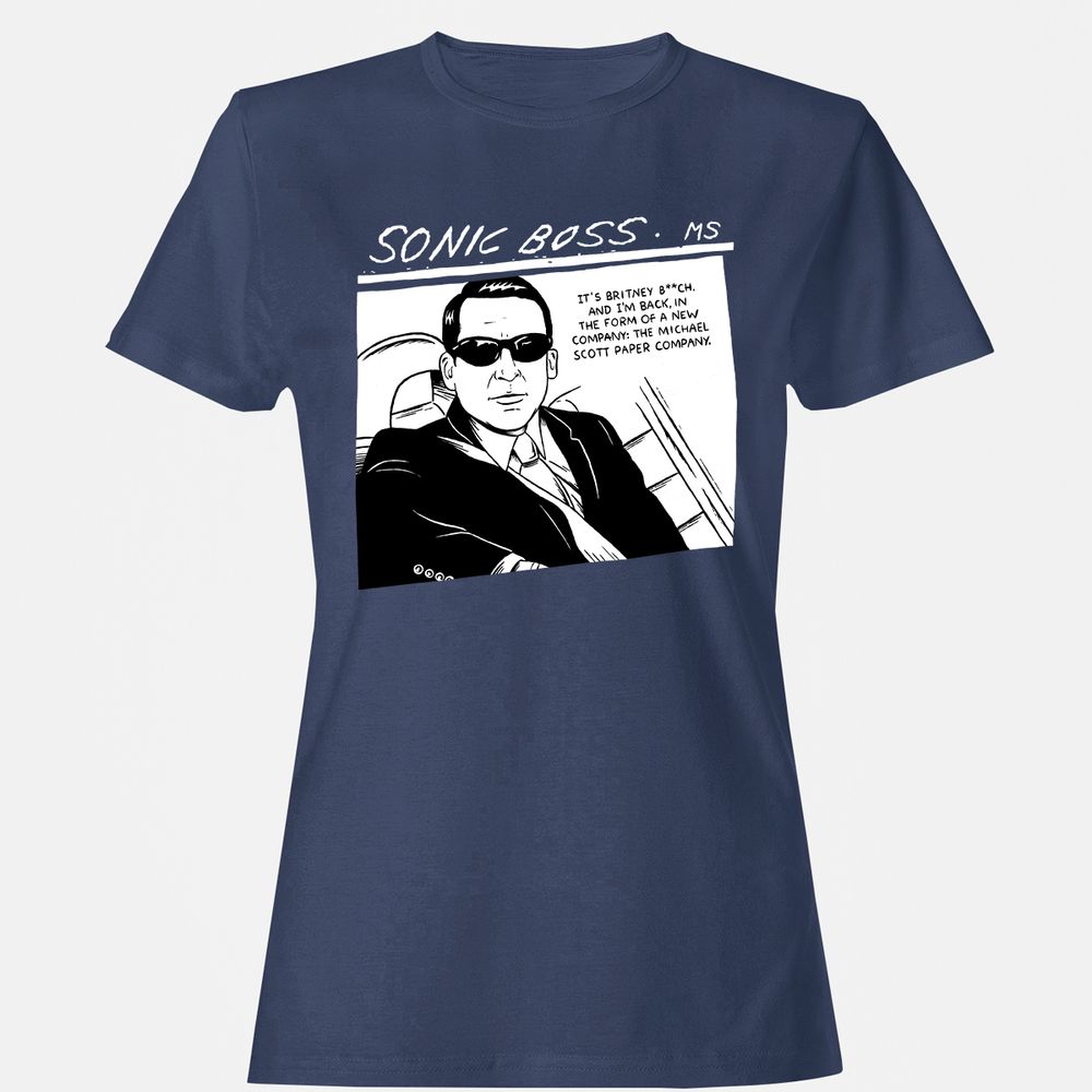 Women's T-Shirt - Y7ADWH3G - Navy - 10