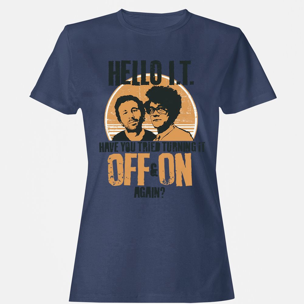 Have You Tried Turning It Off & On Again - Navy - 10