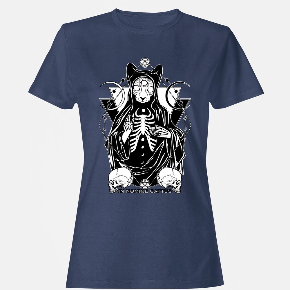 Women's T-Shirt - GCUXASKT - Navy - 10
