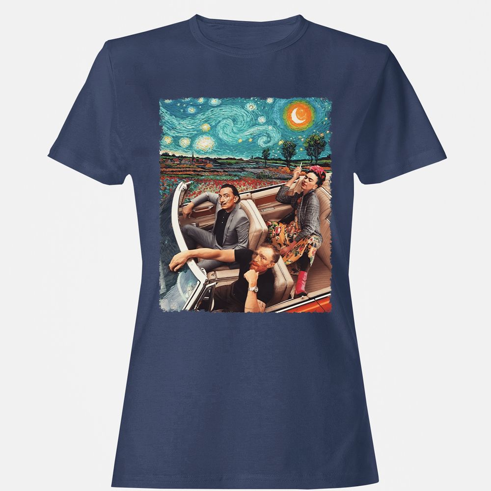 Women's T-Shirt - 74GEV9ZB - Navy - 10