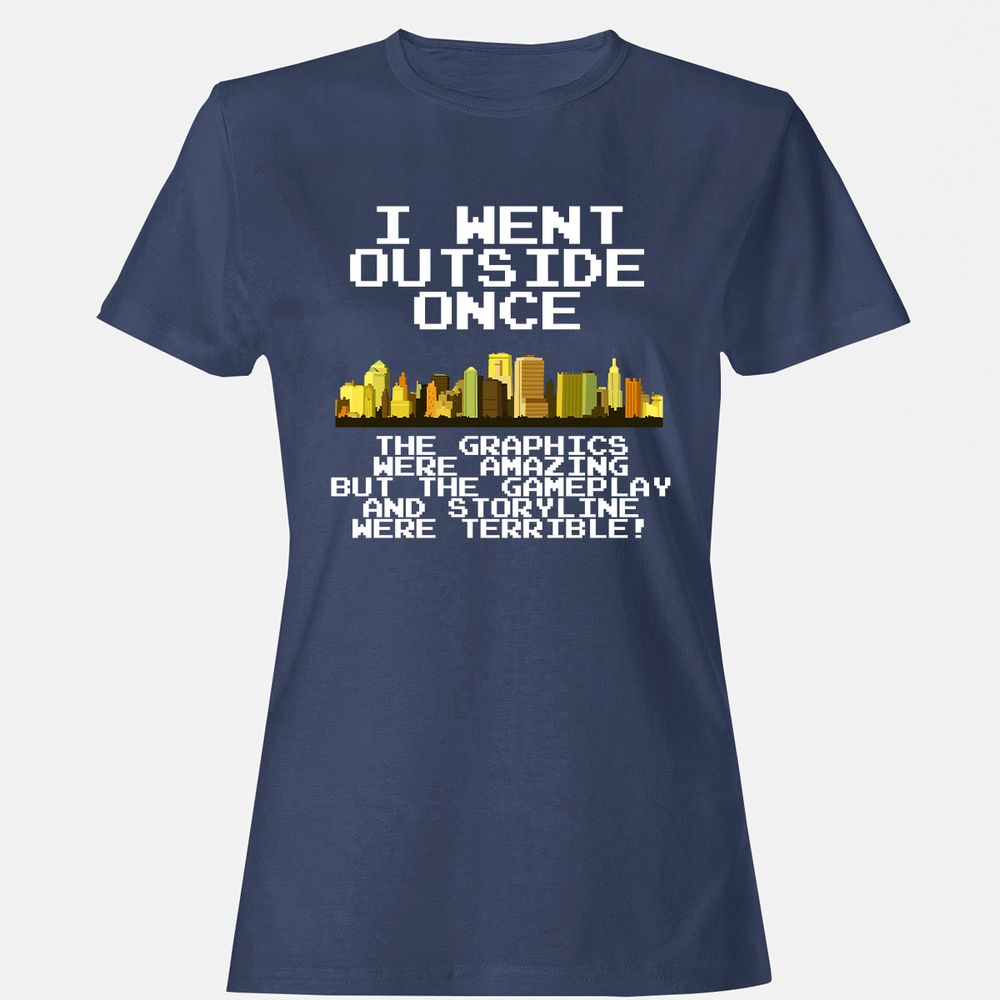 Women's T-Shirt - N497WA4U - Navy - 10