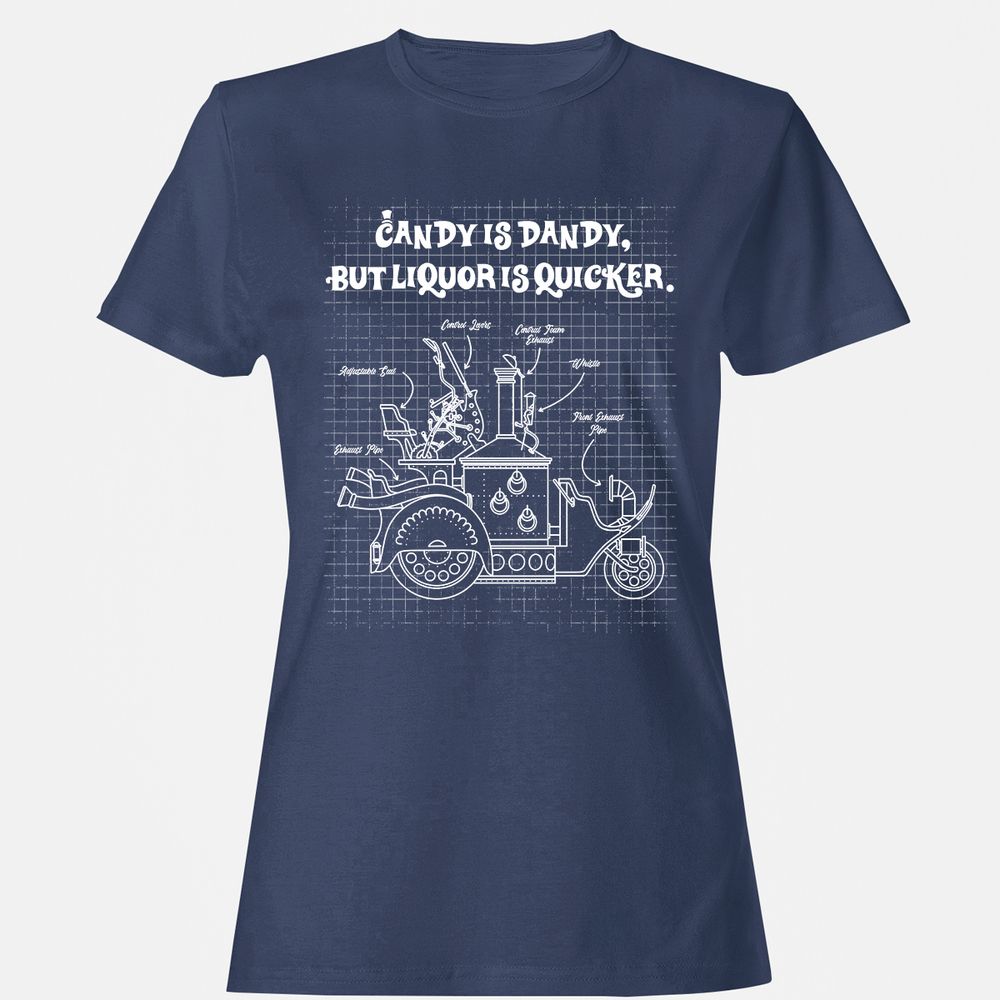 Women's T-Shirt - 11QSFSF2 - Navy - 10