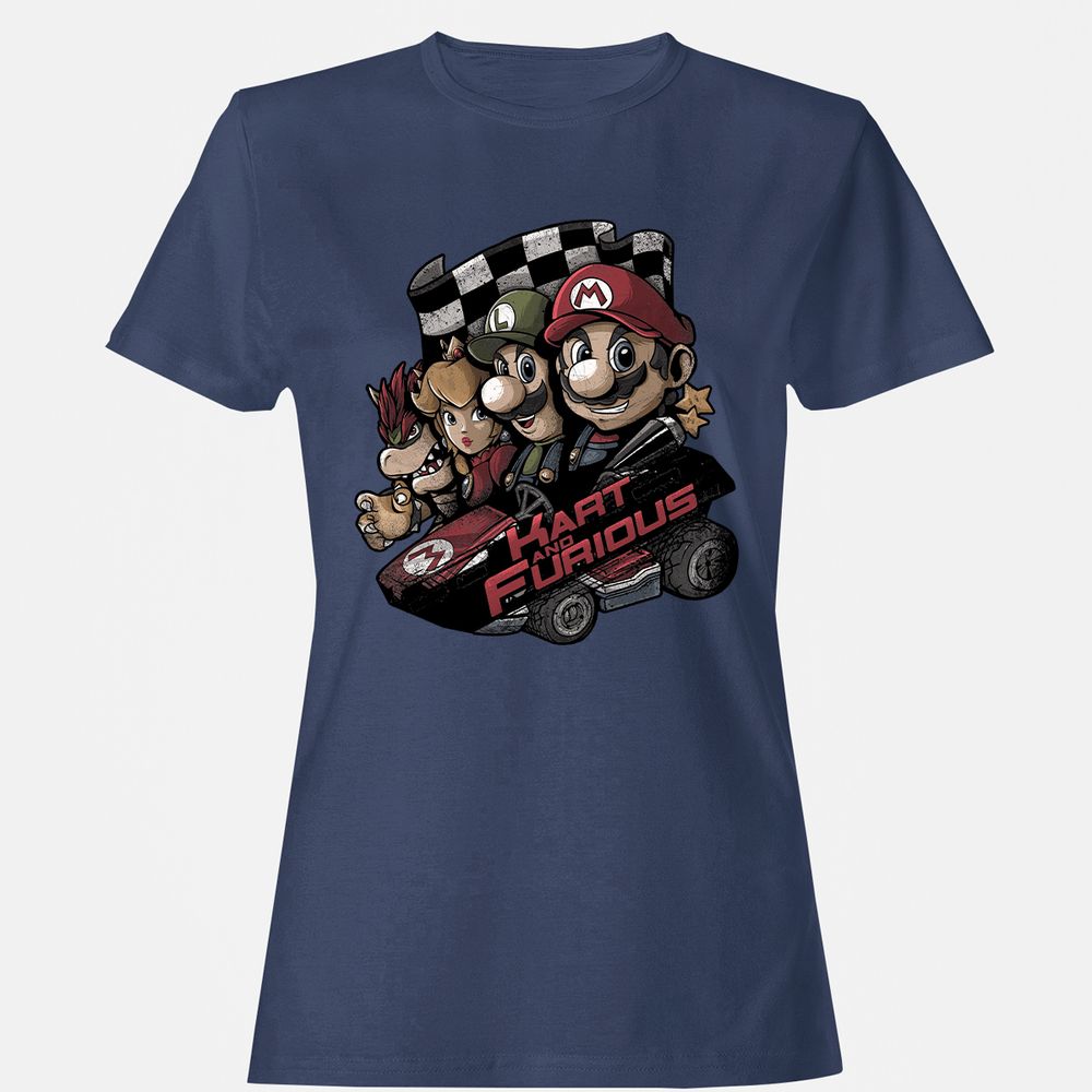 Women's T-Shirt - KVNQX68A - Navy - 10