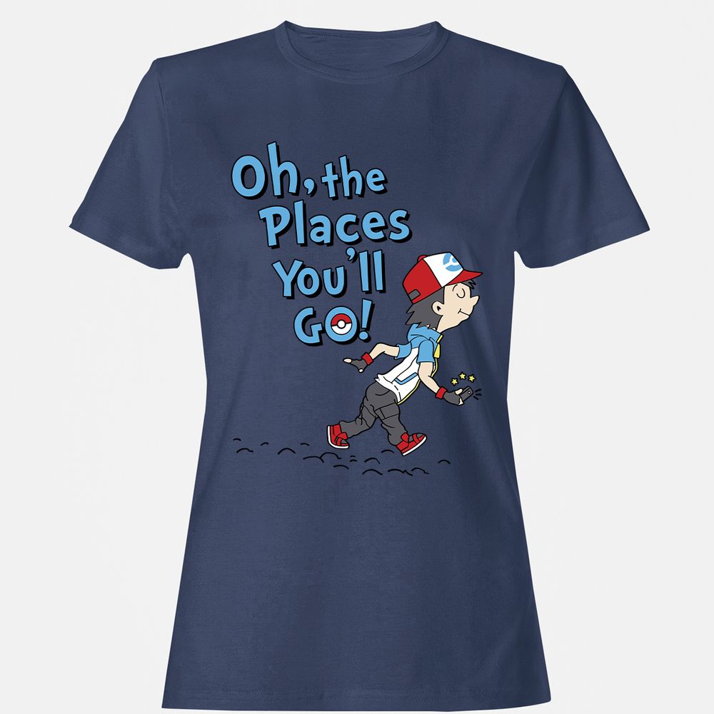 Women's T-Shirt - 1MPNH8FZ - Navy - 10