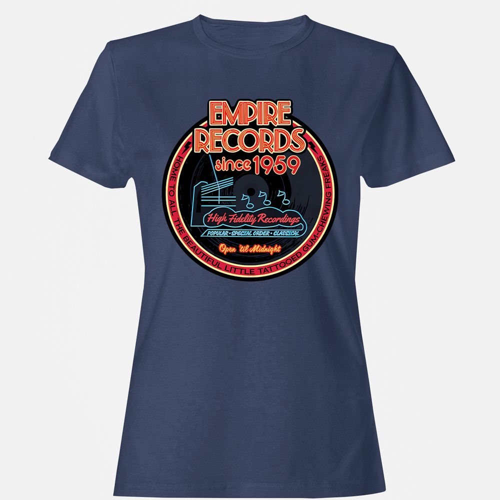 Women's T-Shirt - 7CZQT5XQ - Navy - 10