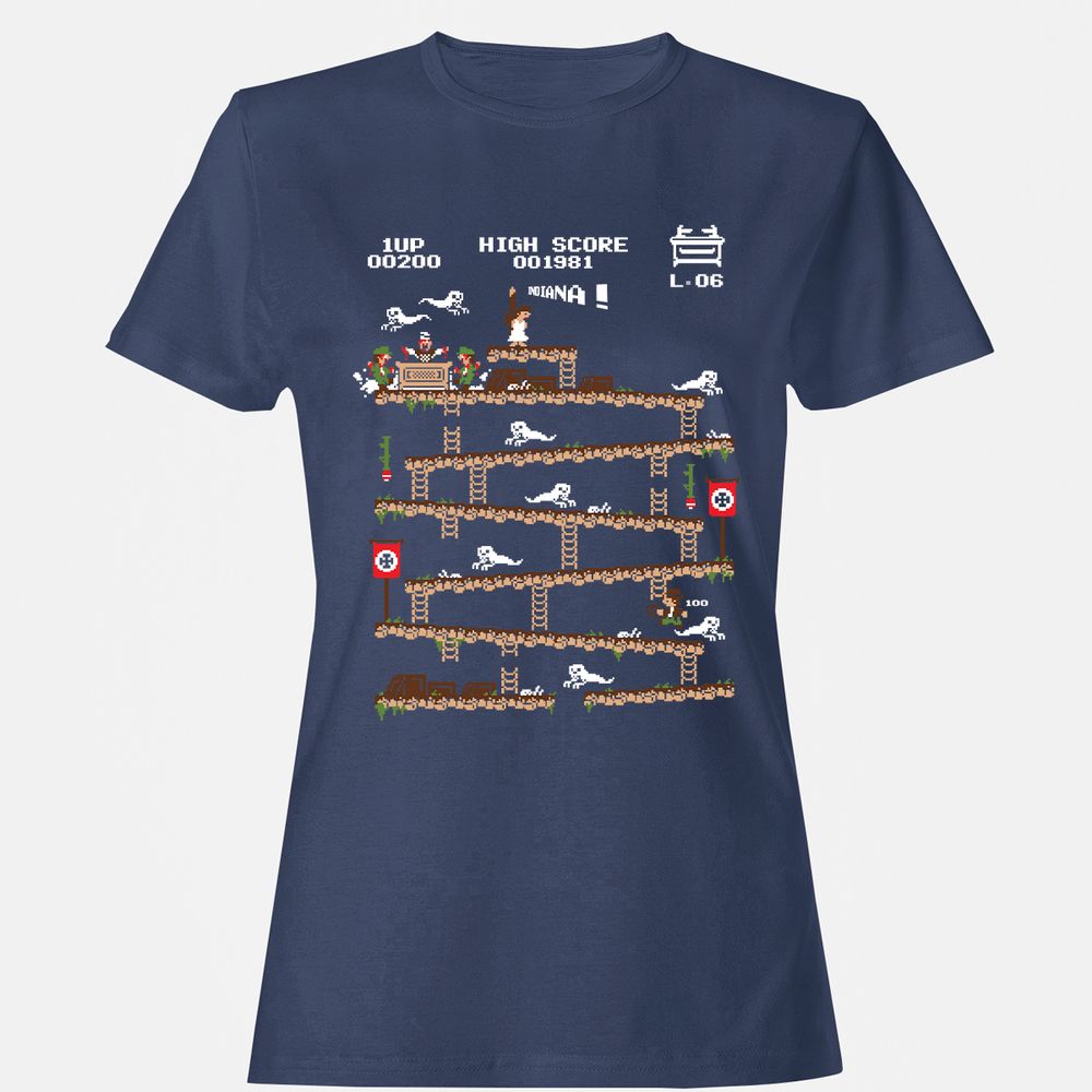 Women's T-Shirt - C2ZMHMT7 - Navy - 10