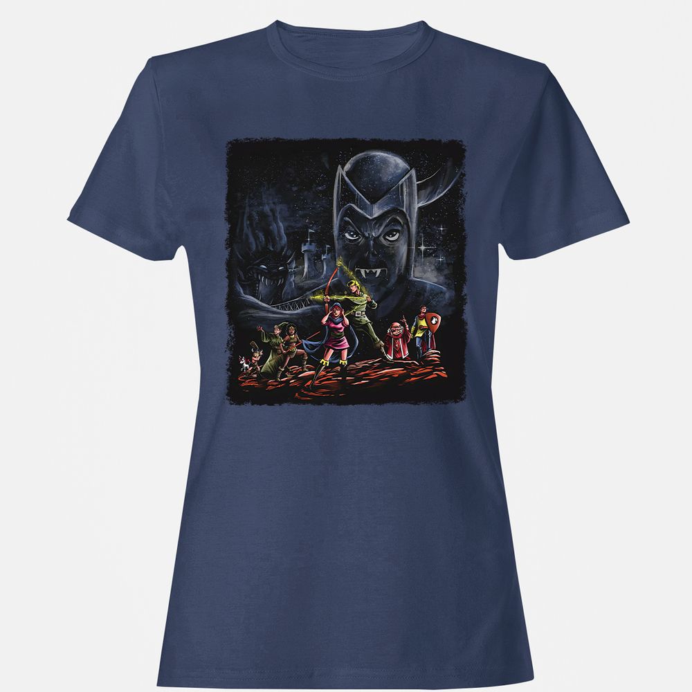 Women's T-Shirt - 6C8V7XTG - Navy - 10