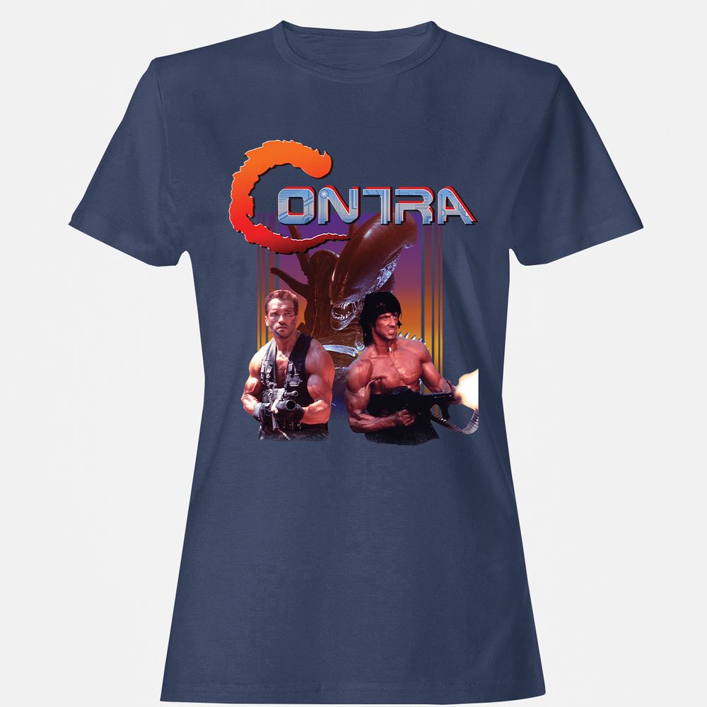 Women's T-Shirt - XPJLZ5FA - Navy - 10