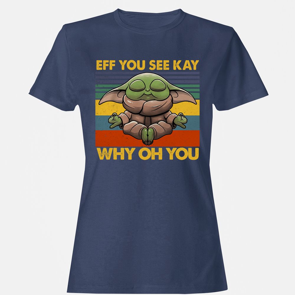 Women's T-Shirt - Y5F8AJ7P - Navy - 10