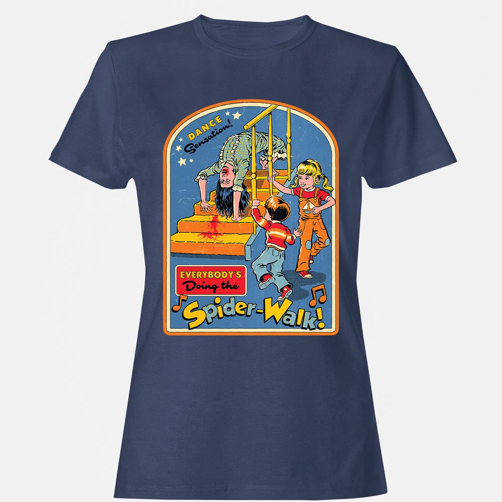 Women's T-Shirt - 5C9R85VL - Navy - 10