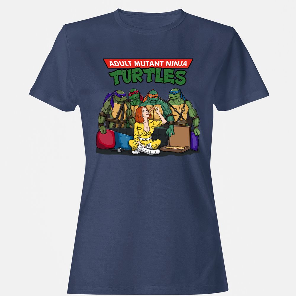 Women's T-Shirt - FQ67AX2H - Navy - 10