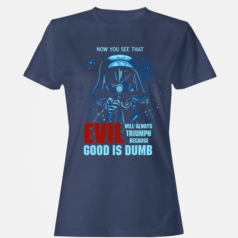 Women's T-Shirt - R4V2ZYJ7 - Navy - 10