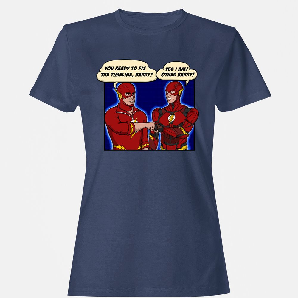 Women's T-Shirt - ZCK3CBFQ - Navy - 10