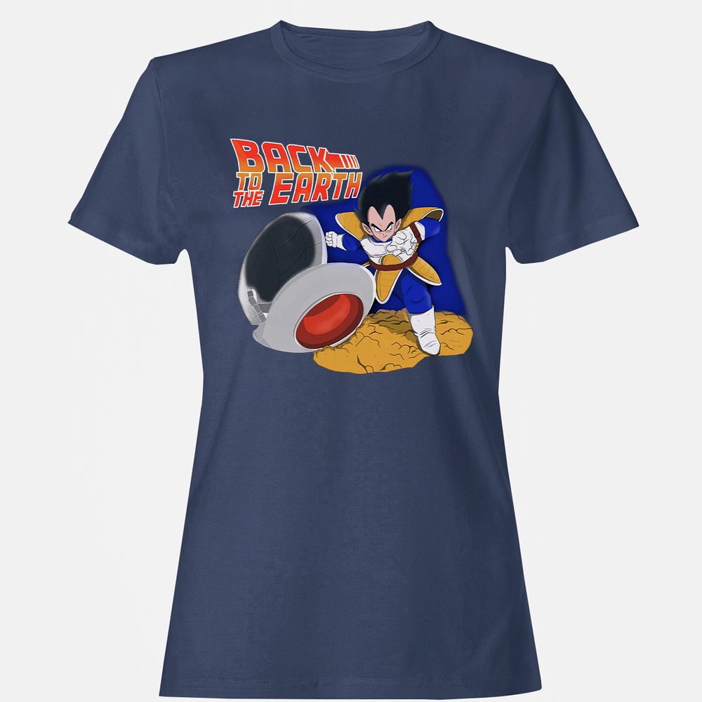 Women's T-Shirt - XZ3S3946 - Navy - 10