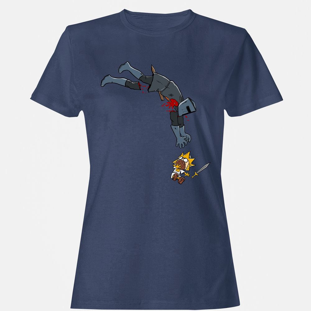 Women's T-Shirt - Z7MLTEQ4 - Navy - 10