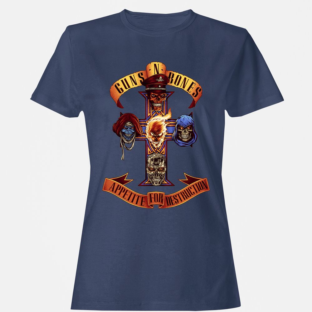 Women's T-Shirt - KR6GLYD1 - Navy - 10