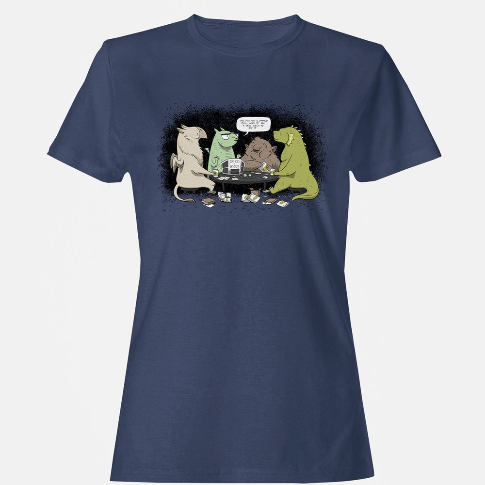 Women's T-Shirt - DX6RP37H - Navy - 10