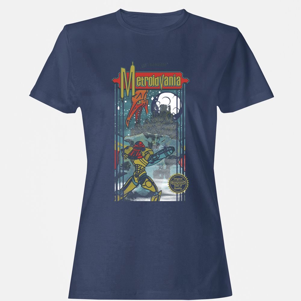 Women's T-Shirt - 9F36MRLN - Navy - 10