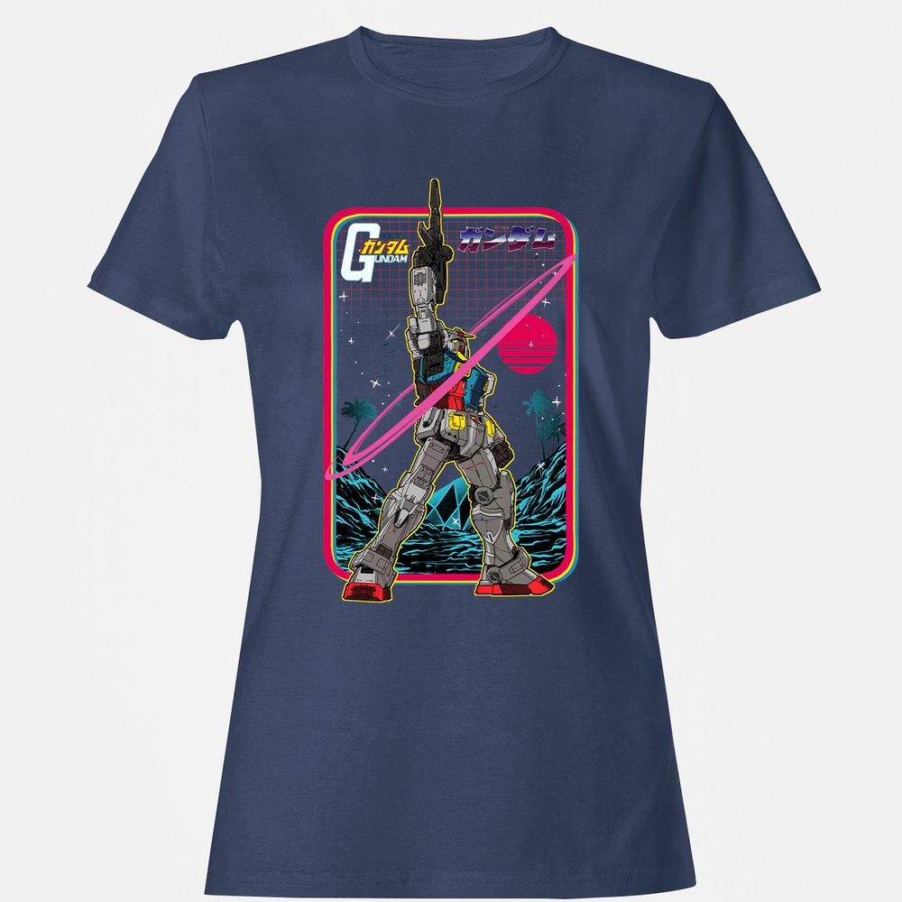 Women's T-Shirt - 3TJU6KGD - Navy - 10