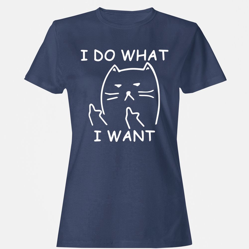 Women's T-Shirt - 4WC4KJDP - Navy - 10