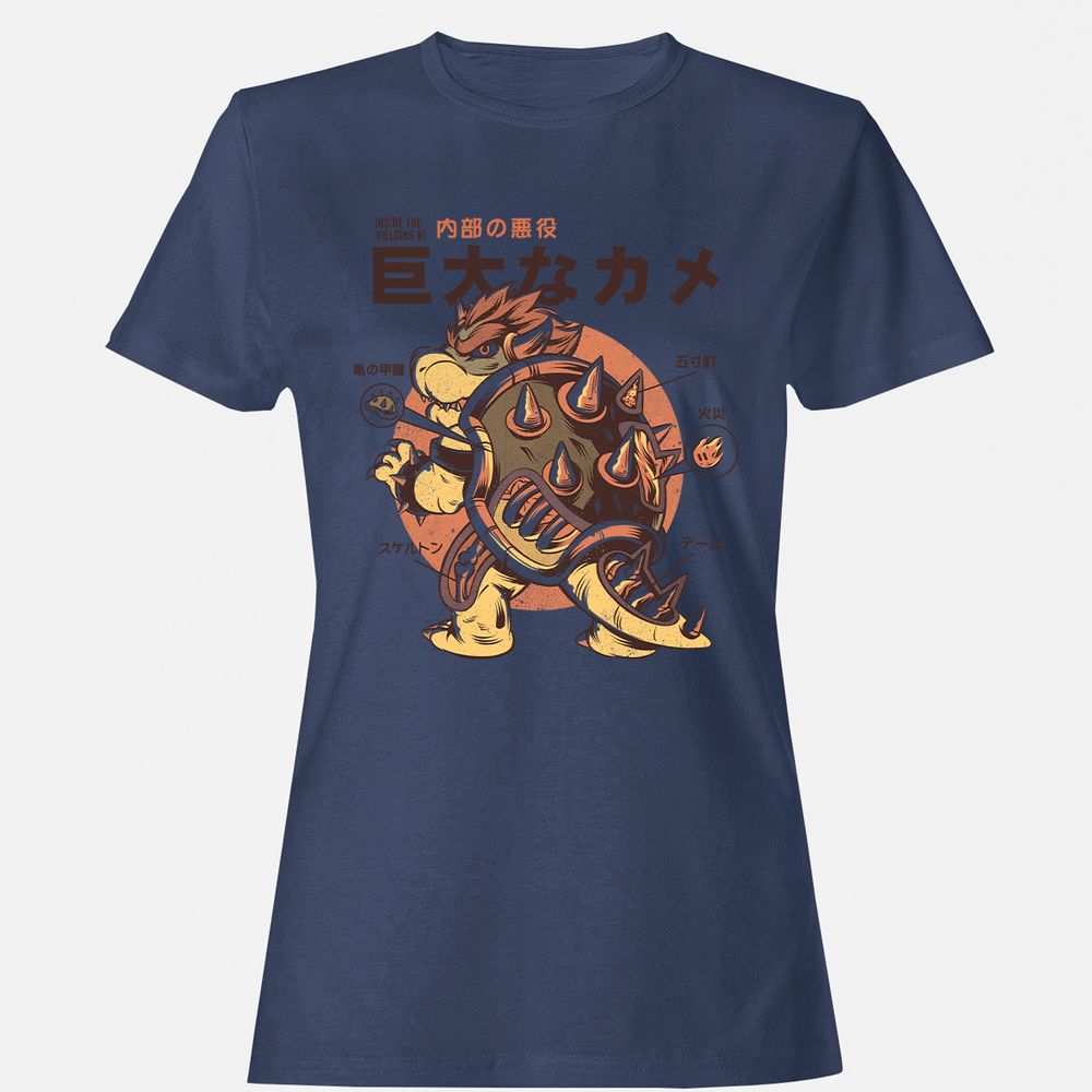 Women's T-Shirt - P6D6PFKF - Navy - 10