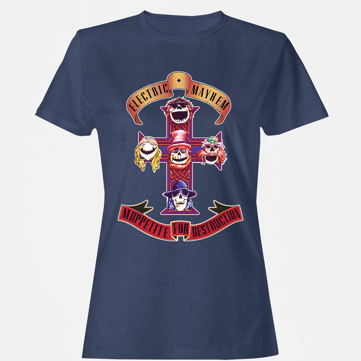 Women's T-Shirt - 1FM9DDXJ - Navy - 10
