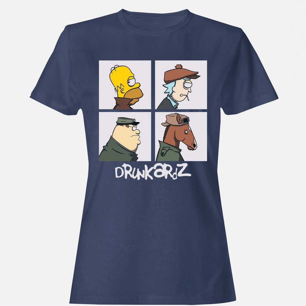 Women's T-Shirt - RE7Z8L93 - Navy - 10