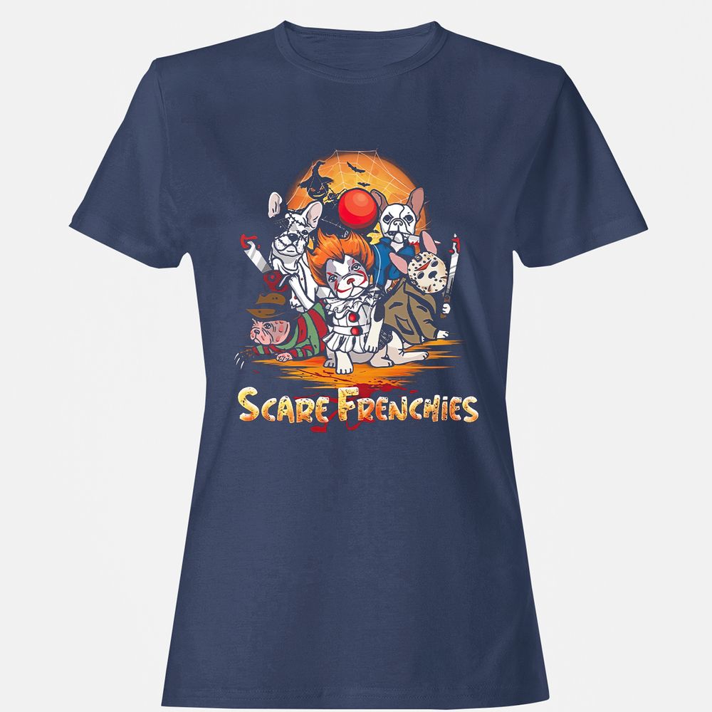 Women's T-Shirt - X5FVSTKP - Navy - 10